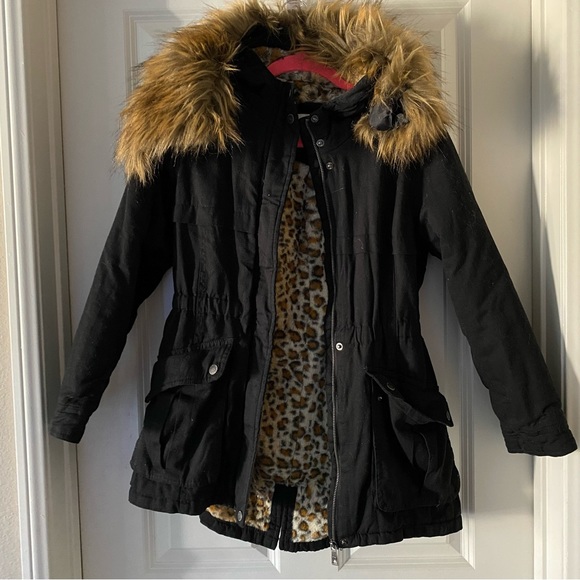 Urban Republic Girls Winter Hooded Jacket - Picture 2 of 7